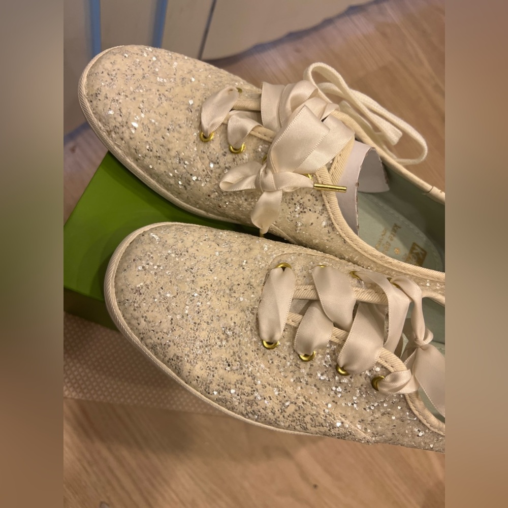 Keds Women's Champion Kate Spade Glitter Sneaker